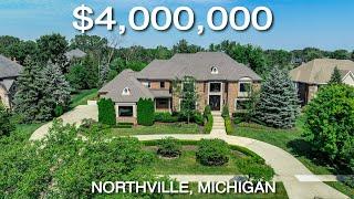 4 Million Dollar Home in Michigan | Northville Michigan Luxury Living