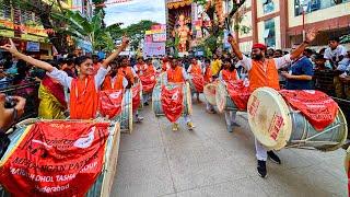 Khairathabad Ganesh 2024 || Maharashtra Puneri Dhol Tasha performance at Khairathabad Ganesh 2024