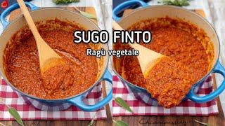 SUGO FINTO Ricetta Ragù vegetale senza carne - Chiarapassion