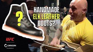 Surprising Joe Rogan w/ Custom Elk Boots at UFC 300