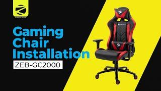 User Guide: Zeb-GC2000 Premium Gaming Chair Installation & Setup Video | Zebronics