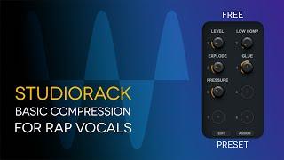 WAVES STUDIORACK : Vocal Compression ( Free Preset )