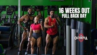 16 Weeks Out | Full Back Day | Road to the Olympia