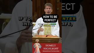 How to be perfect #homilyhighlights #homily #catholic #christian #marianfathers #gospel