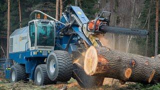Extreme Dangerous Fastest Big Chainsaw Cutting Tree Machines | Excavator #2
