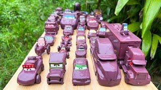 Clean up muddy minicars & disney pixar car convoys! Play in the garden