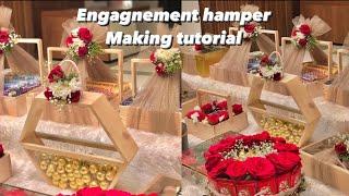 engagement hamper making tutorial |malayalam |kraft area |