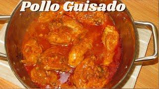 Como Hacer un Rico y Fácil Pollo Guisado Jugoso y con sazón delicioso!