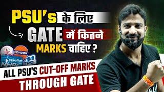 GATE Score For PSU's | PSU Cut-Off Marks Through GATE