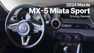 2024 Mazda MX-5 Miata | Sport Trim | Driving Review #Miata