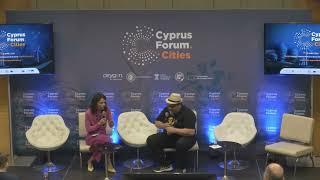 Cyprus Forum Cities 2024 | Interview of Panis Pieri with Penelope Vasquez Hadjilyra