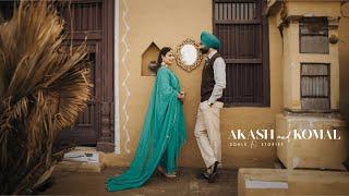 Punjabi Pre wedding Shoot | 2024 | AKASH & KOMAL | Souls & Stories