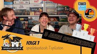 3 Jahre spieletastisch: Folge 7 - Spieletastische Toplisten