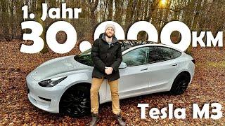 Tesla Model 3 Meine Erfahrung nach 1 Jahr & 30.000 km - Umbau & Verschleiß - Mein Fazit