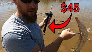 Bowfishing w/ William Tell's cheapest Crossbow