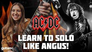 How To Play The "Back In Black" Solo & Sound Like ACDC On Guitar