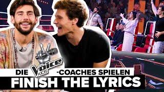 𝙏𝙝𝙚 𝙑𝙤𝙞𝙘𝙚 𝙆𝙞𝙙𝙨: Wincent Weiss & Alvaro Soler können ihre Hits NICHT weitersingen? Finish The Lyrics