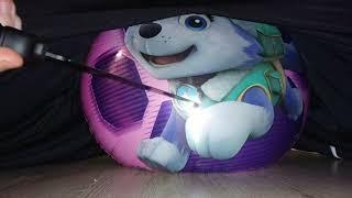 inflatable paw patrol balloon everest popping