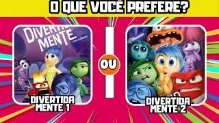 O QUE VOCÊ PREFERE DIVERTIDAMENTE 2 #quiz #divertidamente2 #diversão #nojinho #disney #diversão