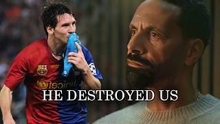 When Messi crushed the soul of Prime Manchester United