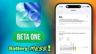 iOS 26 Beta 1- Battery Life And Performance! Wait On This One