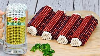 DIY BBQ RIBS & BEER From Magnetic Balls | Best of ASMR Magnet Cooking SO Satisfying