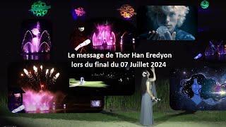 [13] Rencontres Galactiques 2  "Contact !" : 7/7/2024 - Spectacle final - Message live de Thor Han