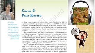 Ch 3 Plant Kingdom Class11 NCERT Audio Book | NCERT Biology Reading Only | Class 11 NCERT Audio Book