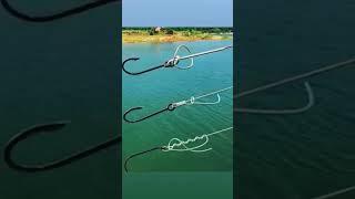 tres formas de nudos fishing KNOT #fishing #fishingknot #nudodepesca