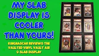 @kingnascar reviews the Vaulted Vinyl Vault Air 9 PSA/CGC Slab Display with some nifty slabs 1/25/24