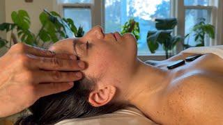 15 min Hot Stone Facial Massage Demonstration