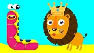 ABC Phonics with Animals | LION and the Letter L