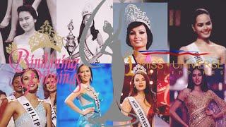 All Miss Universe Philippines Delegates from 1952 to 2021