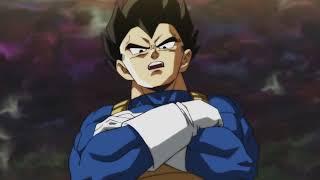 The Narrator teleports Goku away and corrects a name error done by Vegeta