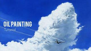 How to do Oil Painting | 'On Cloud 9' landscape painting