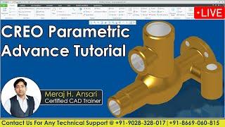 Creo Advanced 3D Modeling | Enhancing Your Design Skills | Creo Parametric Complete Course In Hindi.