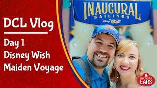 Disney Wish Maiden Voyage Vlog - Day 1 Embarkation Day  - July 14, 2022