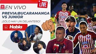 JUNIOR TIENE UN SOLO DELANTERO PARA EL JUEGO CON BUCARAMANGA