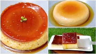3 Types Of Pudding Recipe | Egg Pudding Recipe With Condensed Milk