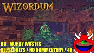 Wizordum - E1M03 Murky Wastes - All Secrets No Commentary Gameplay