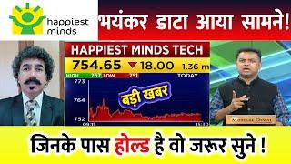 HAPPIEST Minds share analysis️ | happiest minds share latest news, target, #happiestmindsnews