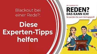 Blackout bei einer Rede? Diese Experten-Tipps helfen