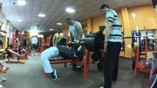 Tsanko Tsanev Bench Press 200kg / 440lbs First Attempt