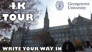 Georgetown University Tour [4K] + Essay Tips #georgetown #collegetour #essay