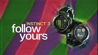 Garmin | Instinct 3 | Rugged GPS smartwatch