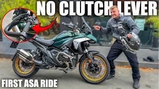 BMW R1300 GS First Ride with Automated Shift Assistant (ASA) | Honda Africa Twin DCT in Trouble?