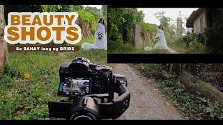 Beauty Shots sa bahay ng bride - Behind the scene