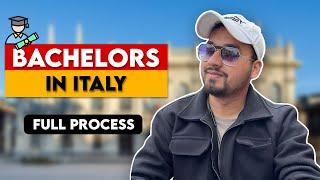 BACHELORS IN ITALY 2023 ! FULL PROCESS