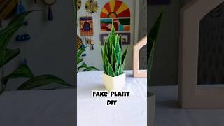 Fake Plant from Waste Plastic #diy #craft #art #bestoutofwaste