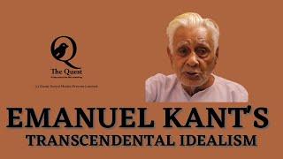 IMMANUEL KANT _ Transcendental Idealism | Dr HS Sinha